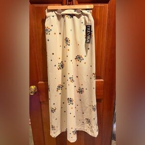 Vintage 1970’s Trevira maxi skirt with original tags!